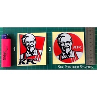 KFC Design Sticker Cutting Ovelapping Reflective kfc
