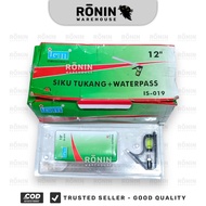 SIKU IGM Carpenter's Angle + Waterpass L Combination Try Square 12 inch