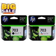 หมึก HP 703 ดำ-สี noboxของแท้100% #หมึกเครื่องปริ้น hp #หมึกปริ้น   #หมึกสี   #หมึกปริ้นเตอร์  #ตลับหมึก