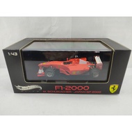 [Ready Stock, Contact If You Have Any Questions] Hot Wheels F1 Model Ferrari F1-2000 1/43 1: 43