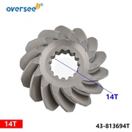 813694 Pinion For Mercury Outboard Motor Mercruiser Mariner 50HP 55HP 60HP Outboard Motor 43-813694T