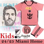 [Kids ]  24-25  Inter Miami Home  kit Soccer Football Jersey Sports Fans Version