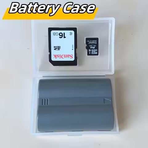 Camera Battery Box Storage Case Protector for Nikon EL3E EN-EL15 Canon LP-E6 BP-511A NB10L 7L Pentax