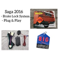 Car Alarm Proton Saga 2016 Brake Lock System Plug & Play