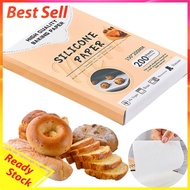 200Pcs Bakery Oil Paper Non-Stick Silicone Oil Paper for Air Fryer Liners Baking