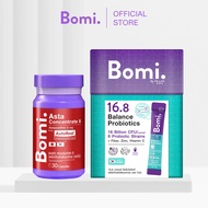 [เซ็ตขายดี ซื้อคู่ถูกกว่า] Bomi 16.8 Balance Probiotics (14 x 3g) + Bomi Asta Concentrate 6 (30 Caps