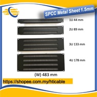 19'' Inch Vented Server Rack Blank Panel 1U, 2U, 3U, 4U