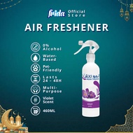 Frida 48H Air Freshener Violet [460ml] 0% Alcohol Pet-Friendly Tahan Lama Multipurpose Water-base