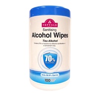 TOPVALU alcohol wet wipes 70% (canister) 100 sheets