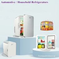 Mini Fridge Portable Cooler Freezer Warmer Refrigerator For Skin Care Cosmetics Beverage Food Bedroom Office Car Dormitory 12 /16 / 20 / 24 Liter