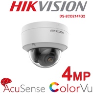 Hotdeal HIKVISION DS-2CD2147G2 4MP Network AcuSense ColorVu H.265 True WDR Dome IP POE Camera CCTV -