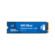 WD Blue SN5000 NVMe SSD # M.2 Capacity available 500GB / 1TB / 2TB