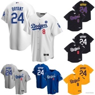 MLB Los Angeles Dodgers Baseball Jersey Shirt Kobe Memorial Classic Cardigan Jersey Casual Sport Unisex Oversize