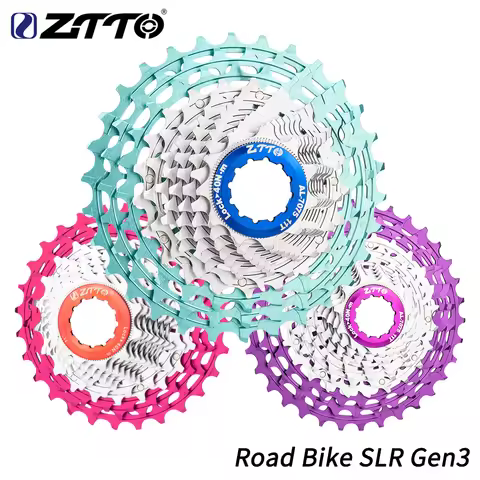ZTTO SLR Gen3 12s Road Bike Cassette New Tooth Shape Super Light Weight Red Purple Blue 11-30 11-34 