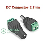 DC Connector 2.1mm CCTV Router LED Strip Laptop DVR Adapter