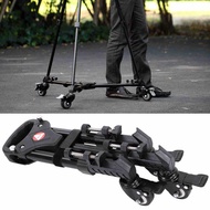 【In stock】VX-600 Foldable Tripod Dolly 3 Wheels Stand Pulley Base Universal Camera