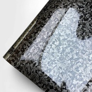 3D/6D  Forged Carbon Fiber Sticker Carbon Sticker Wrap Decal Stiker Carbon Car Sticker Body Car Acce