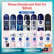 Nivea Deodorant Roll On 50ml Long-Lasting Buy 2 Free 1