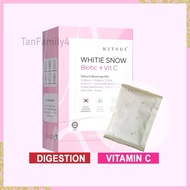 KITSUI Whitie Snow 17's x 15g (3 BOXES) | Probiotic | Prebiotic | Pencerahan Kulit | Niacinamide |