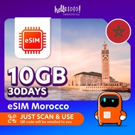 Hello1010 eSIM Morocco (10GB) - NEW
