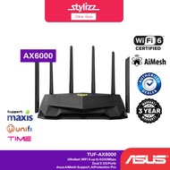 ASUS TUF-AX6000 TUF-AX5400 TUF-AX4200 Gaming Router WiFi 6 with Mobile Gaming Boost and Gaming Port 