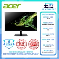 ACER EK241YE MONITOR 23.8" / 1920X1080 / 1MS / 100HZ / VGA / HD MI / IPS 3 Years Warranty