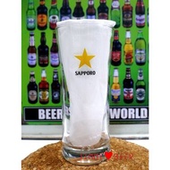 限定珍藏日本SAPPORO 黃星啤酒杯