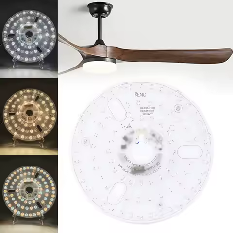 8.66inch 36W LED Light Engine Retrofit Magnetic Ceiling Fan LED Light Replacement 3CCT 3000K 4200K 6