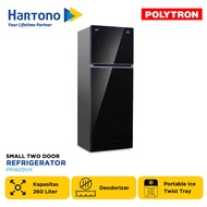 POLYTRON KULKAS 2 PINTU KECIL SMALL 2 DOOR REFRIGERATOR PRW29VX