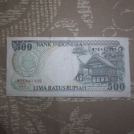 uang kertas Rp.500 rupiah tahun 1992