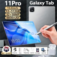 2025 Original Gaming Tablet 10.8Inch, 12GB+512GB, 8800mAh Big Battery, With Pen, Original Android 11