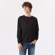 ESP เสื้อสเวตเตอร์ เฟรนช์ชี่ ผู้ชาย สีดำ | Frenchie Sweater | 04050