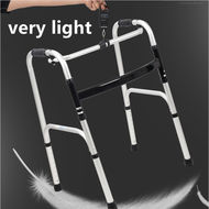 Adult Walker Multi-functional foldable stainless steel Walking Aid aids Crutches Canes Toilet Armres