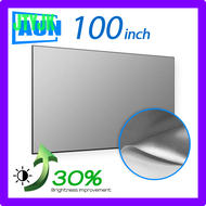 JTYJK 100 zoll Anti Licht Bildschirm AUN Projektor Screen Home Wand Kino Theater 16/9 Reflektierende