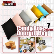 Candy Box Pillow murah For Wedding Baby Shower Birthday Party Event Door Gift Gift Box Kotak Gula-Gula Kahwin Souvenir