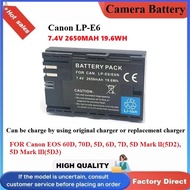 Canon LP-E6 For Canon EOS 5D4 5D3 7D 6D 60D 7D2 70D 80D DSLR Camera Accessories Battery