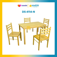 GENESIS ชุดโต๊ะอาหาร 4 ที่นั่ง รุ่น DS 4114