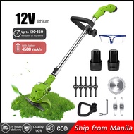 Grass Cutter Lawn Mower 12V Rechargeable Electric Efficient Mower Grass Cutter Trimmer Wireless