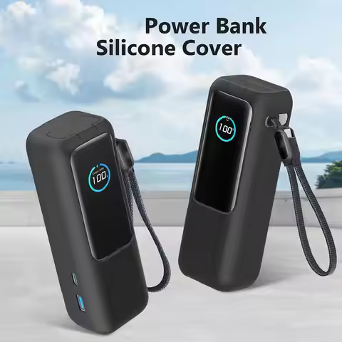 Portable Silicone Case For Anker Zolo 25000mAh 165W Power Bank Charger Protective Case Travel Carryi