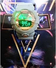 帳號內物品可併單  LED手錶電子錶 HONHX 運動錶digital watch時分秒 星期 日期 夜光燈 冷光 炫魔金生日禮物聖誕禮物
