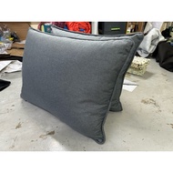 Pillow Cushion + Insert (With Eyebrow Lines) Size 50 x 70 cm (Removable And Washable Fabric Cover)