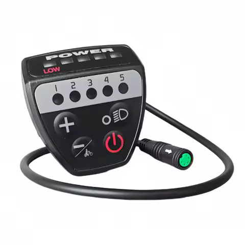 LALA DZ888 Electric Bike Display Controller LED Display UART Protocol For BBS01B BBS02B BBSHD Mid Mo