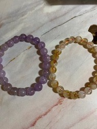 紫水晶 蜂蜜奶蓋黃水晶