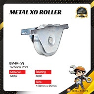 METAL SHORT BRACKET ROLLER 100MMx25MM BV-64(V)