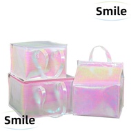 SMILE Cooler Bag Zip Ice Storage Box Durable Insulated Food