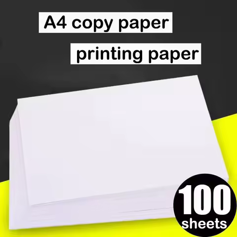 100Sheets 70G Blank Draft Paper A4 Copy Paper White Printer Paper Office Paper Practice Paper for St