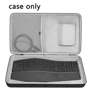 Geekria Hard Keyboard Case for Logitech Ergo K860 Wireless Bluetooth Split Keyboard and MX Master 3S Mouse Combo, Hard Travel Carrying Case