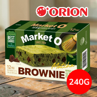 韓國直送-Market O 濟州抹茶布朗尼12個入 240G