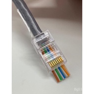 g3Through-hole Pure Copper Gigabit Cat6 Ethernet Cable T6Crystal Gold Plated j8Category 6 Ethernet P