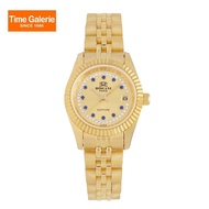 ROSCANI ROSW498528 Gold Dial Stainless Steel Strap Analog Women Watch